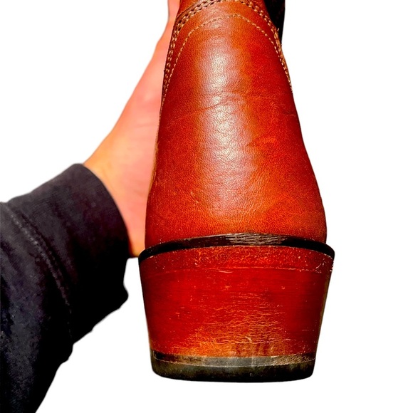 Justin boots ladies country cowboy boots size 6 1/2 ee - Picture 5 of 9